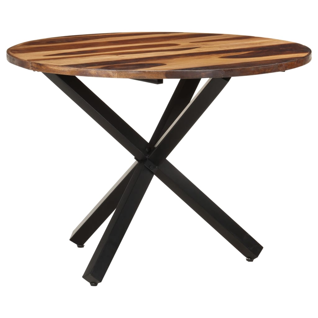 Mesa de comedor 140x70x75 cm madera maciza acacia