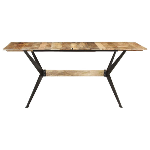 Solid mango wood dining table 180x90x76 cm