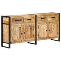 Aparador de madera maciza de mango 172x35x80 cm
