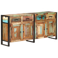 Aparador de madera maciza reciclada 172x35x80 cm