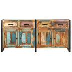Aparador de madera maciza reciclada 172x35x80 cm