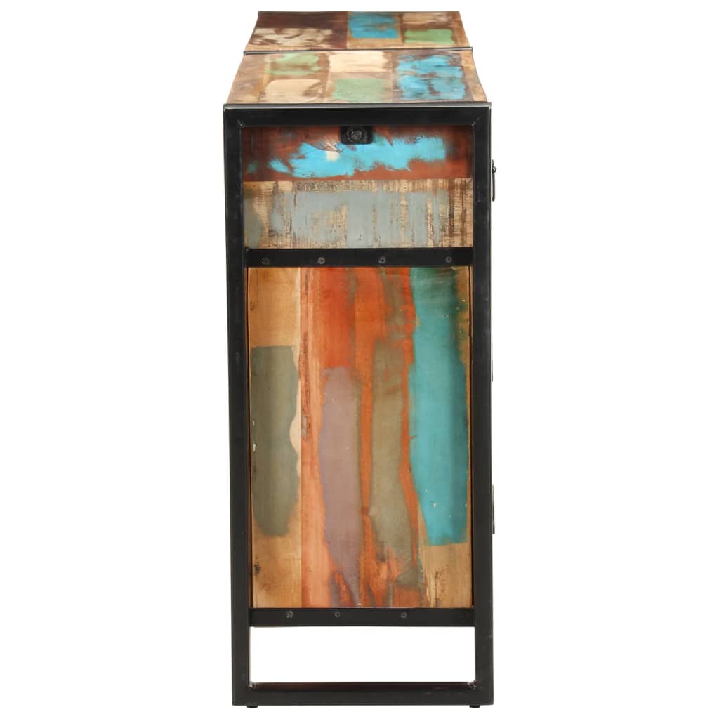 Aparador de madera maciza reciclada 172x35x80 cm