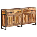 Aparador de madera maciza de acacia acabado miel 172x35x80 cm