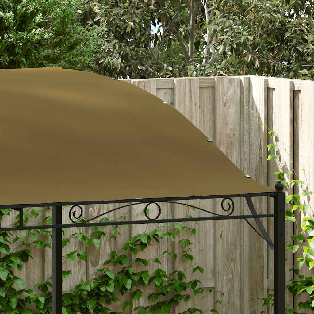 Toldo parasol gris taupe 3x2,4 cm 180 g/m²