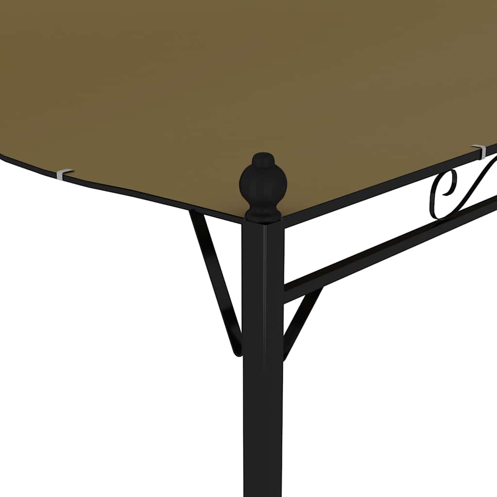 Toldo parasol gris taupe 3x2,4 cm 180 g/m²
