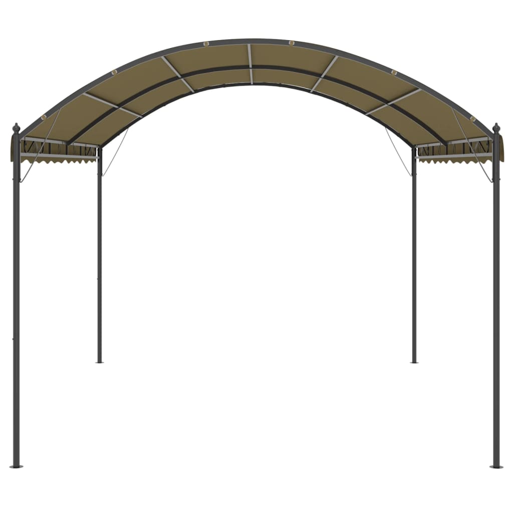 Cenador gris taupe 4x3x2,6 m 180 g/m²
