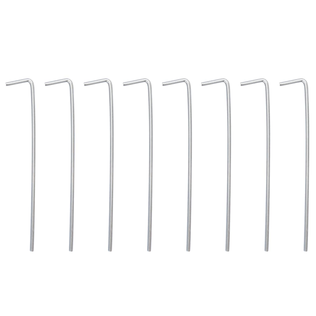 Cenador de jardín blanco 400x400x260 cm 180 g/m²