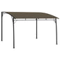 Toldo parasol de jardim cor creme 3x3x2,55 m