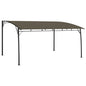 Toldo parasol de jardim cor creme 3x3x2,55 m