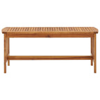Mesa de centro de madera maciza de acacia 102x50x43 cm