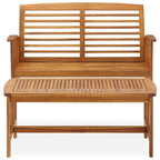 Juego de muebles de jardín 2 piezas madera maciza de acacia