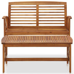 Juego de muebles de jardín 2 piezas madera maciza de acacia
