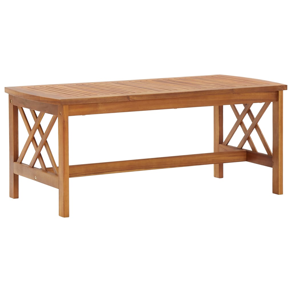 Juego de muebles de jardín 2 piezas madera maciza de acacia