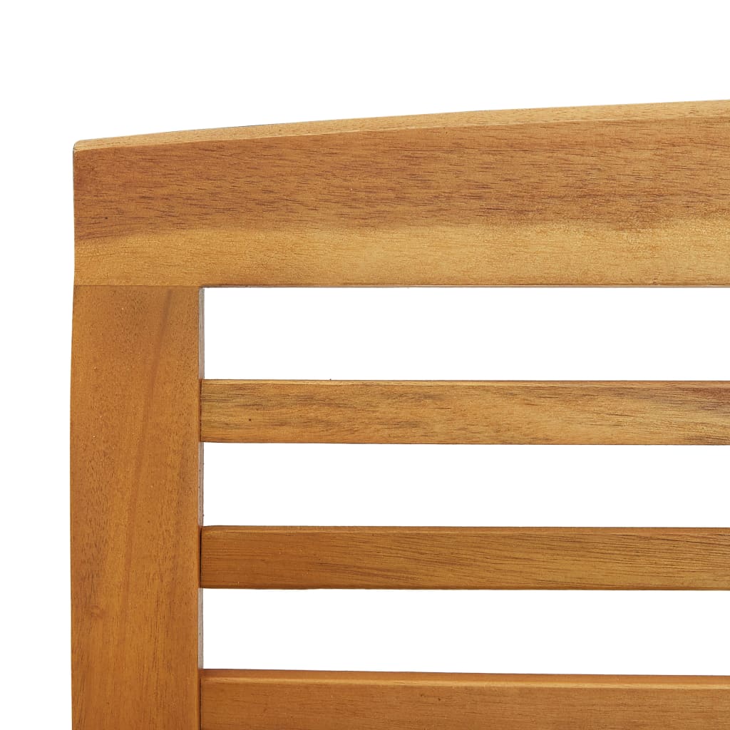Juego de muebles de jardín 2 piezas madera maciza de acacia