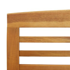 Juego de muebles de jardín 2 piezas madera maciza de acacia