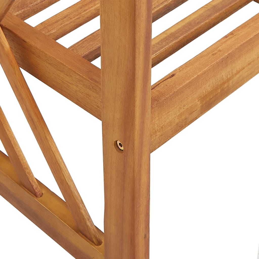 Juego de muebles de jardín 2 piezas madera maciza de acacia
