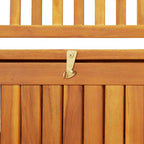 Banco de almacenaje de jardín madera de acacia maciza 120 cm