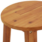 Taburetes de cocina 4 unidades madera maciza de acacia
