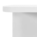 Armario de baño con espejo blanco 66x17x63 cm MDF