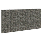 Muro de gaviones con cubiertas acero galvanizado 100x60x100 cm