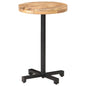 Mesa de bistró cuadrada madera de mango maciza 50x50x75 cm