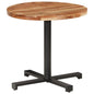 Mesa de bistró cuadrada madera de mango maciza 50x50x75 cm