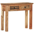 Mesa consola madera de acacia y madera reciclada 90,5x30x75cm