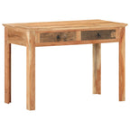 Escritorio de madera maciza reciclada 110x50x75 cm
