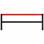 Banco de trabajo estructura metal negro y rojo 150x57x79 cm