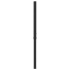 Estructura de banco de trabajo 2 uds metal 55x(69-95,5)cm negro