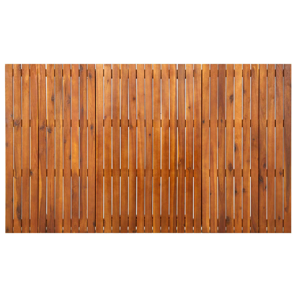 Solid acacia wood garden table 150x90x75 cm