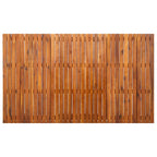 Solid acacia wood garden table 150x90x75 cm