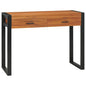Escritorio con 2 cajones madera de teca 100x40x75 cm