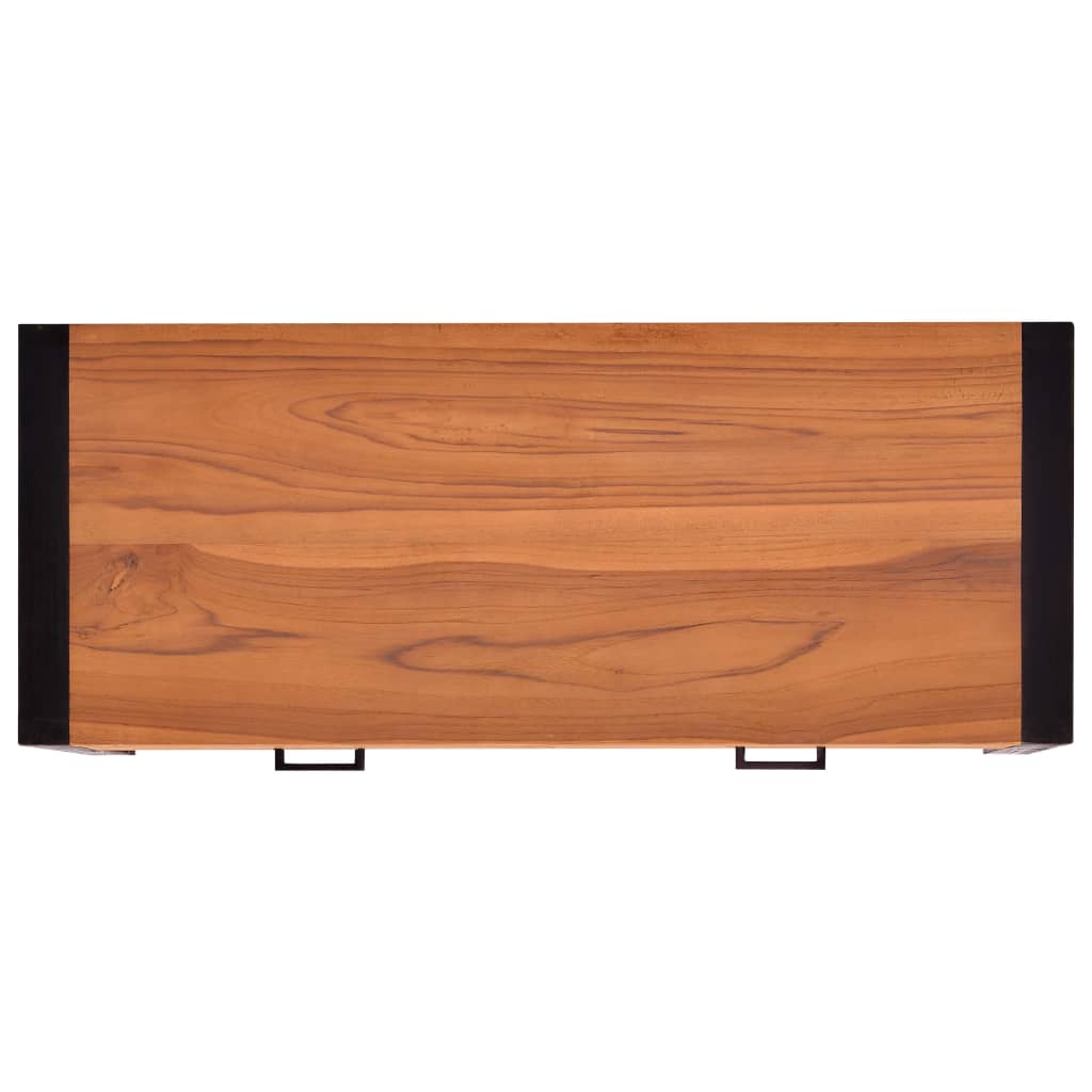 Escritorio con 2 cajones madera de teca 100x40x75 cm