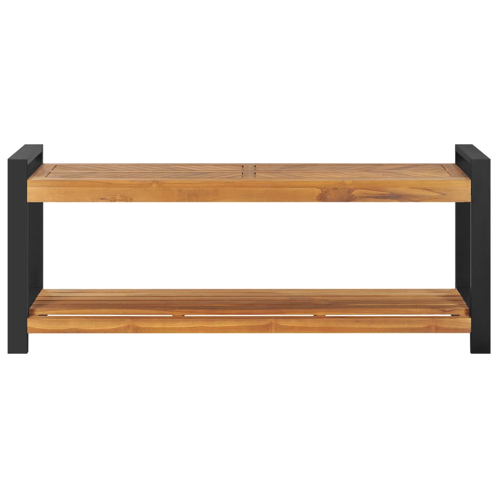 Banco de madera maciza de teca 120 cm