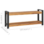Banco de madera maciza de teca 120 cm