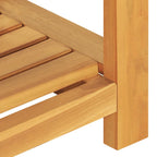 Banco de madera maciza de teca 120 cm