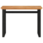 Escritorio de madera maciza de teca 100x45x75 cm