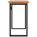 Escritorio de madera maciza de teca 100x45x75 cm