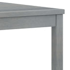 Juego muebles de jardín 4 piezas y cojines madera acacia maciza