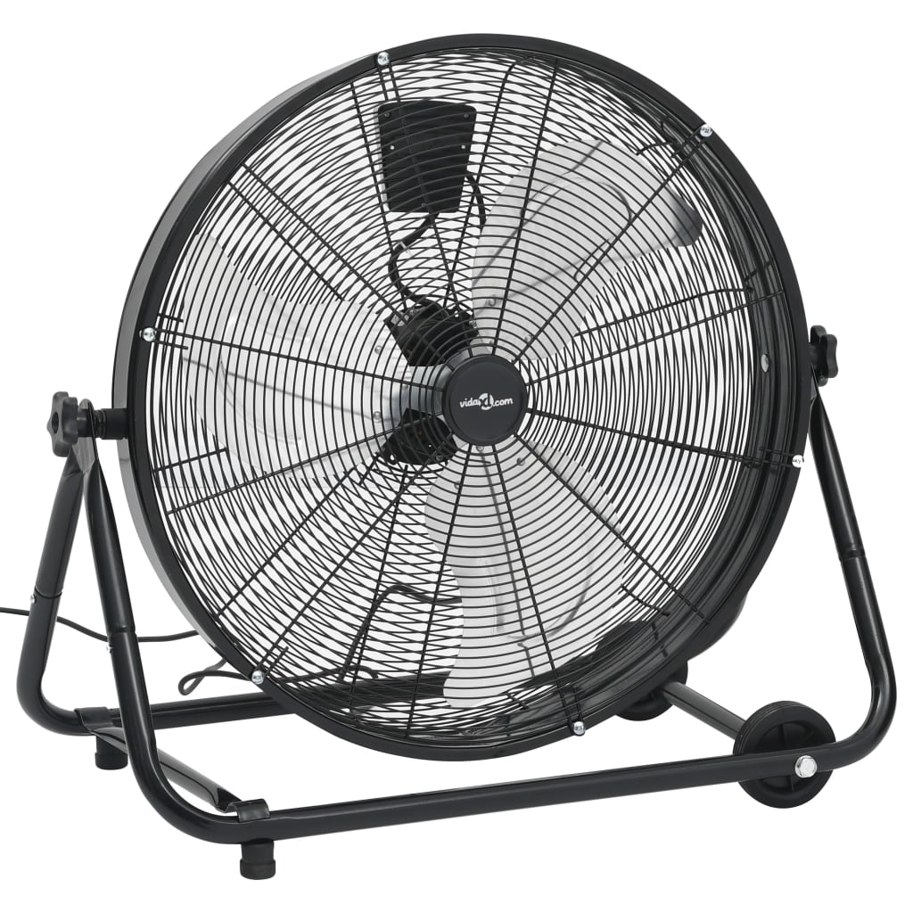 Ventilador de tambor industrial negro 60 cm 172,5 W