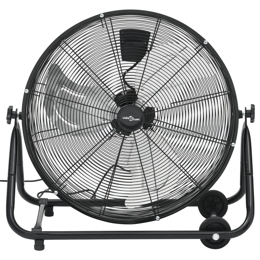 Ventilador de tambor industrial negro 60 cm 172,5 W