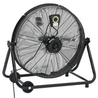 Ventilador de tambor industrial negro 60 cm 172,5 W