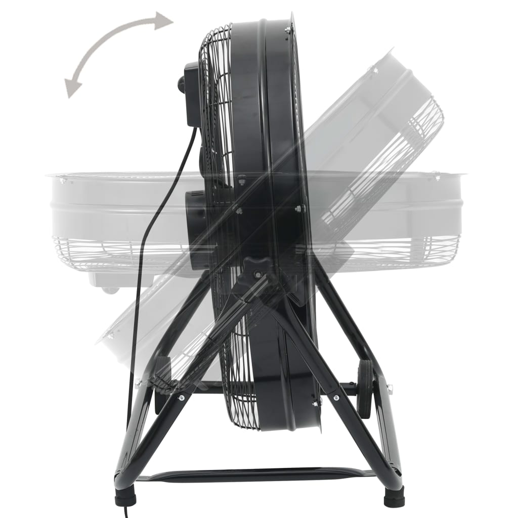 Ventilador de tambor industrial negro 60 cm 172,5 W