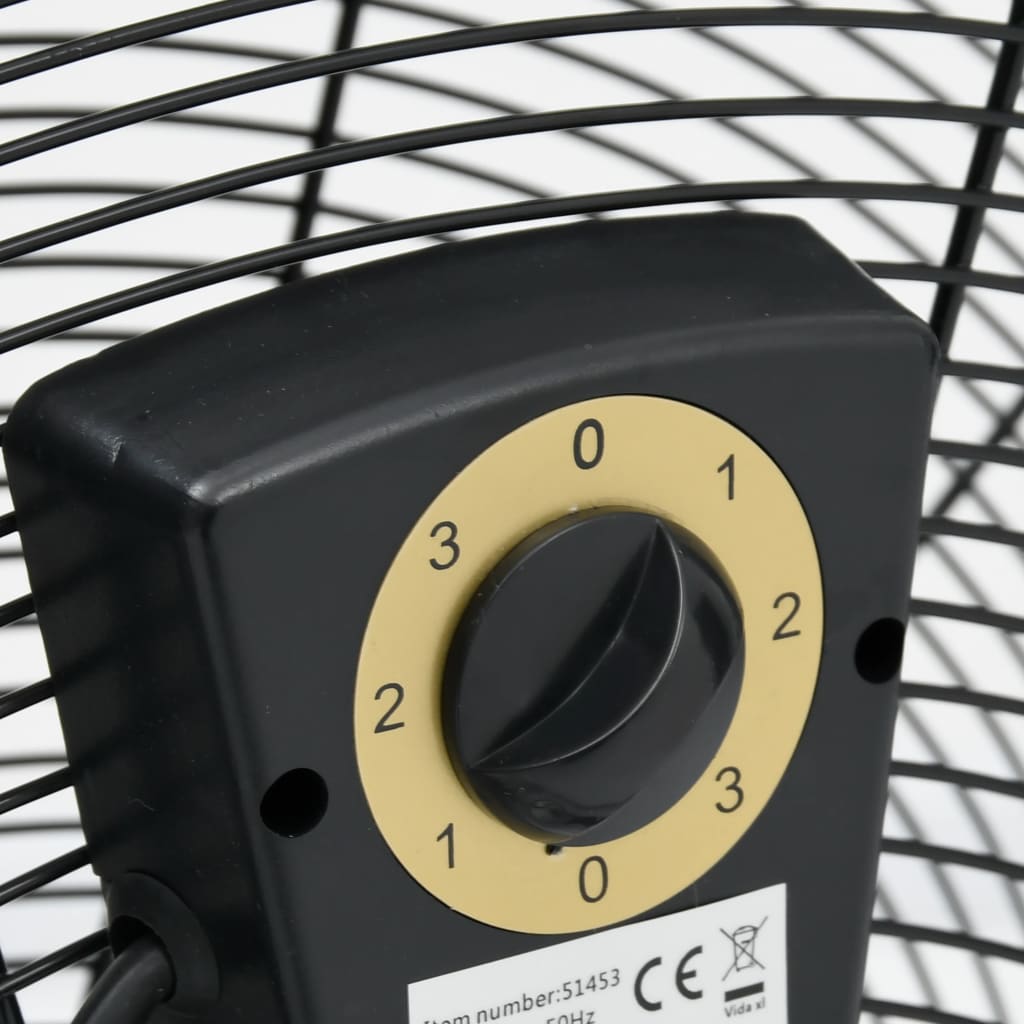 Ventilador de tambor industrial negro 60 cm 172,5 W