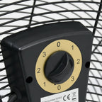 Ventilador de tambor industrial negro 60 cm 172,5 W