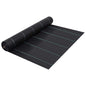 Estera de control de malezas y raíces PP negro 1x10 m