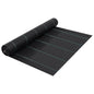 Estera de control de malezas y raíces PP negro 1x10 m