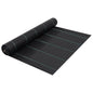 Estera de control de malezas y raíces PP negro 1x10 m