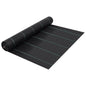 Estera de control de malezas y raíces PP negro 1x10 m